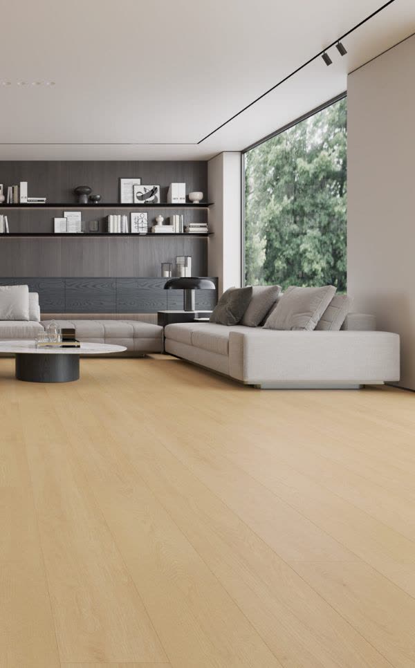 Refined living space with factory-direct flooring